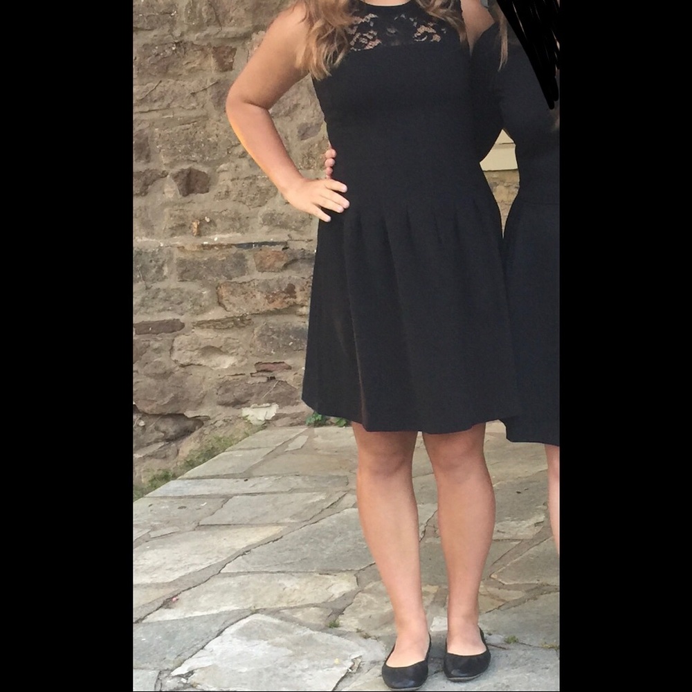 Black H@M Lace Dress Size 10